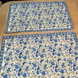 Hand Block Pillow Cases (2)